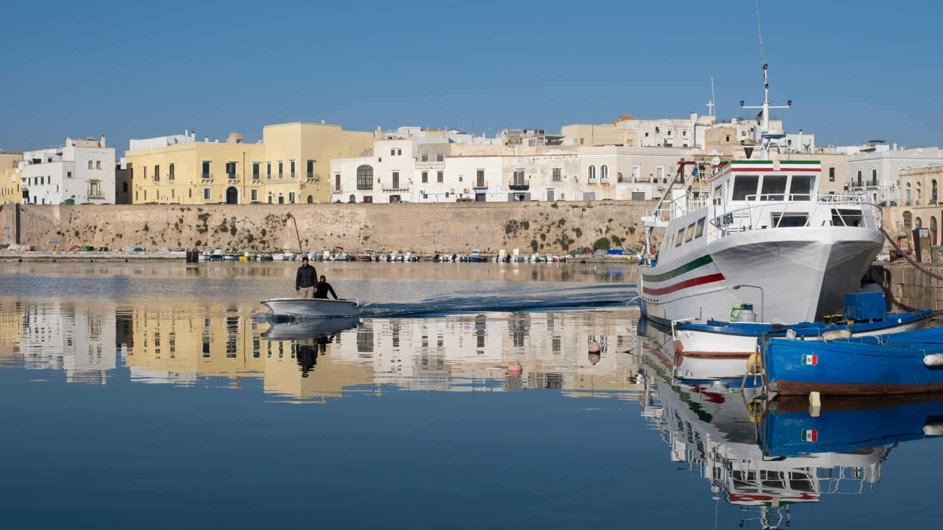 Die Stadt Gallipoli in Apulien. Foto von Vito Giaccari