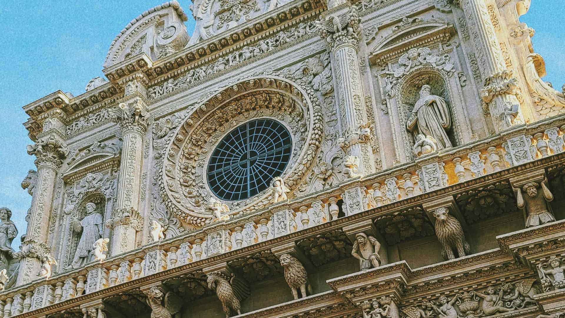 Die Kathedrale von Lecce. Foto von Karl K