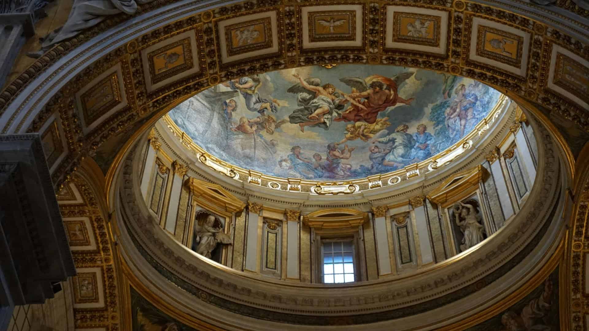 Fresko in den Vatikanischen Museen
