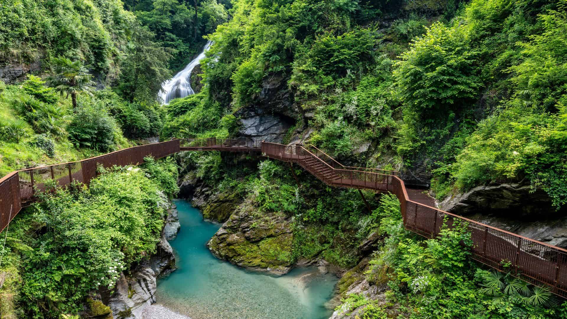 Die Schlucht Orrido di Bellano