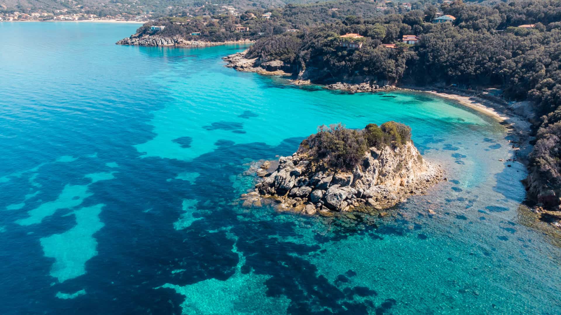 Luftaufnahme von La Paolina auf der Insel Elba