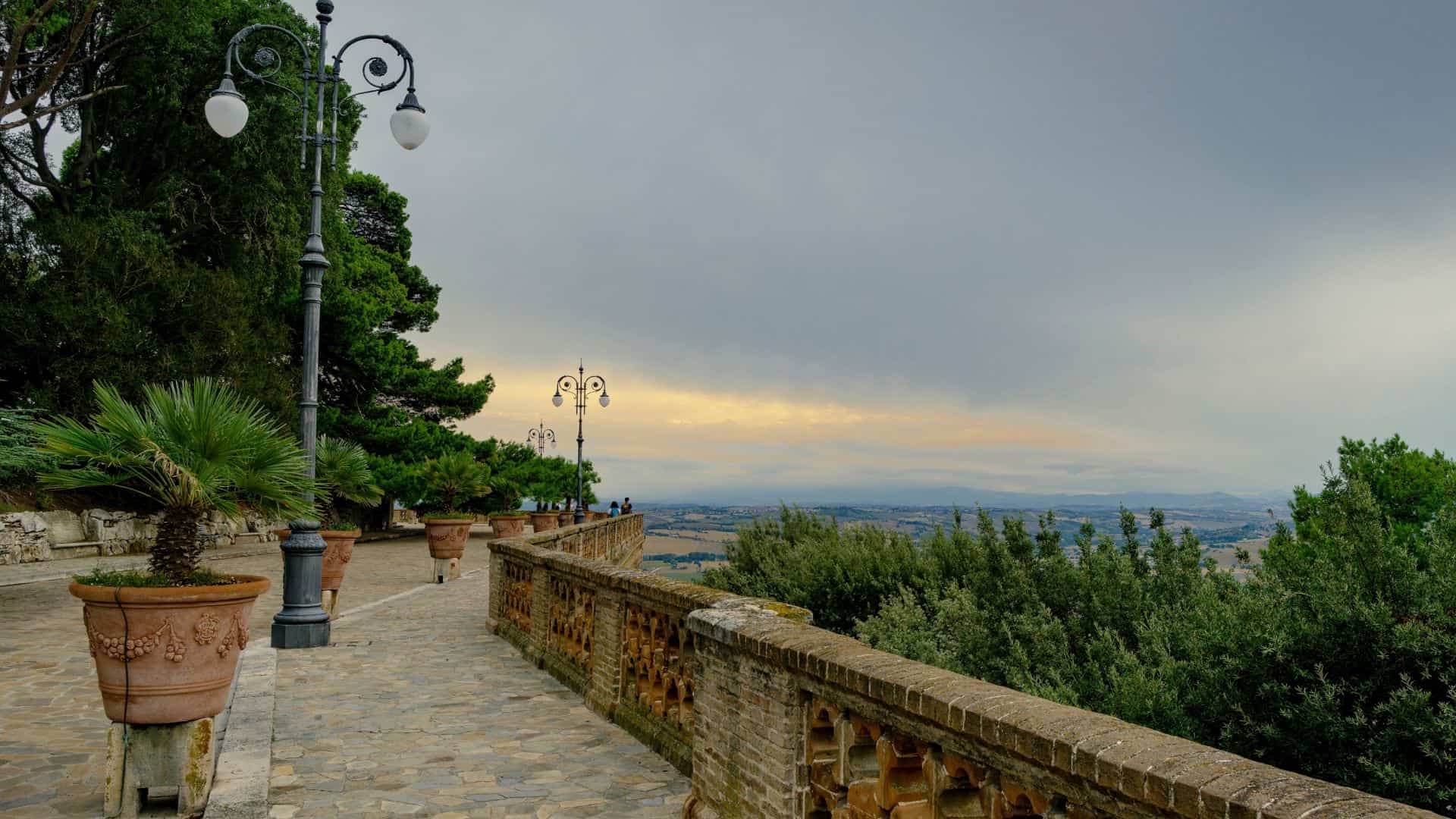 Gasse in der Stadt Osimo