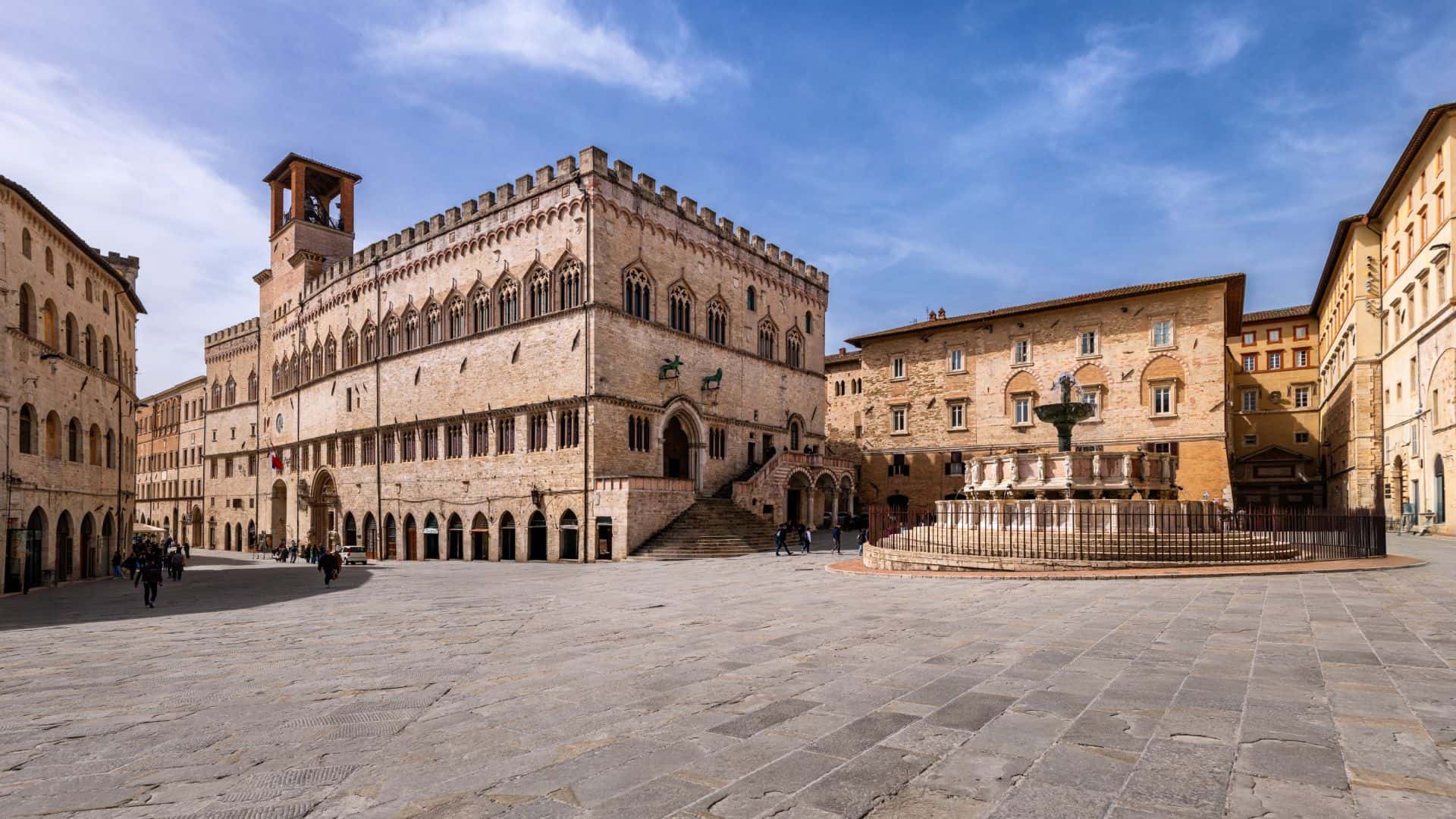 Platz von Perugia in Umbrien