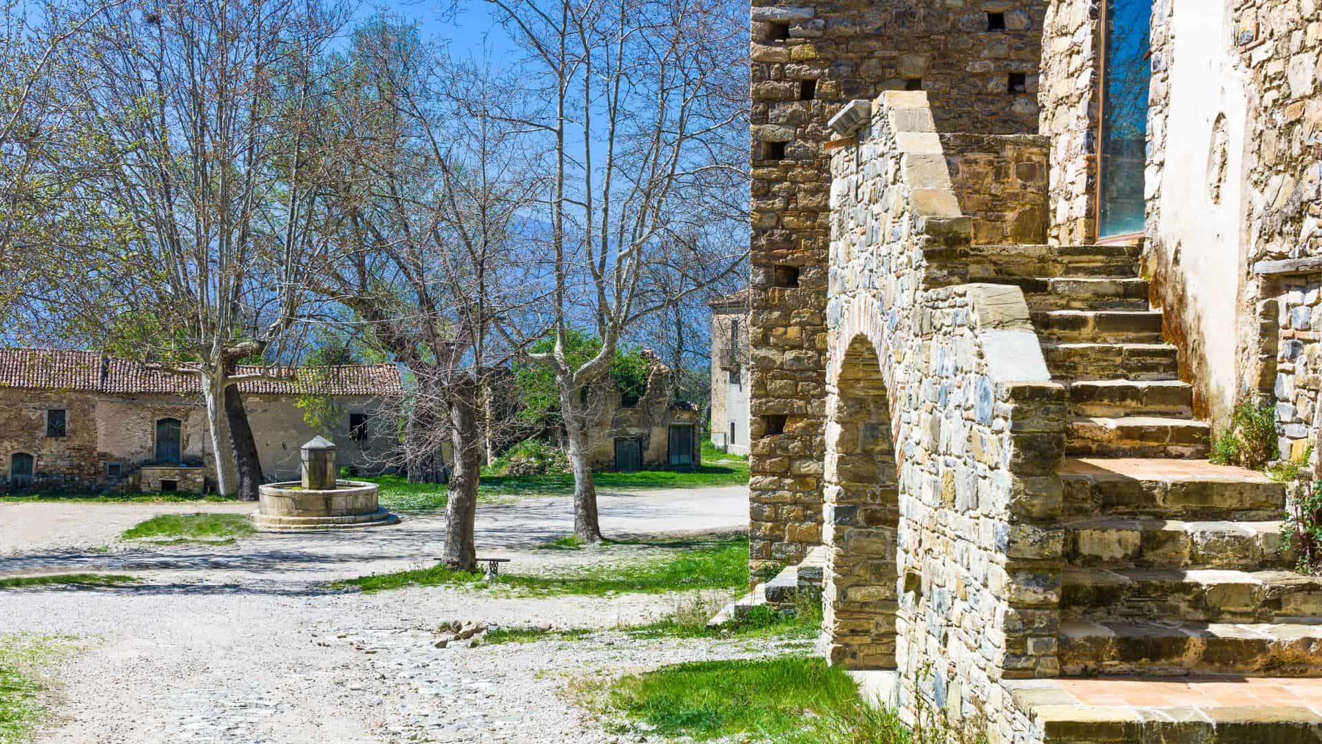 Verlassener Platz von Roscigno Vecchia