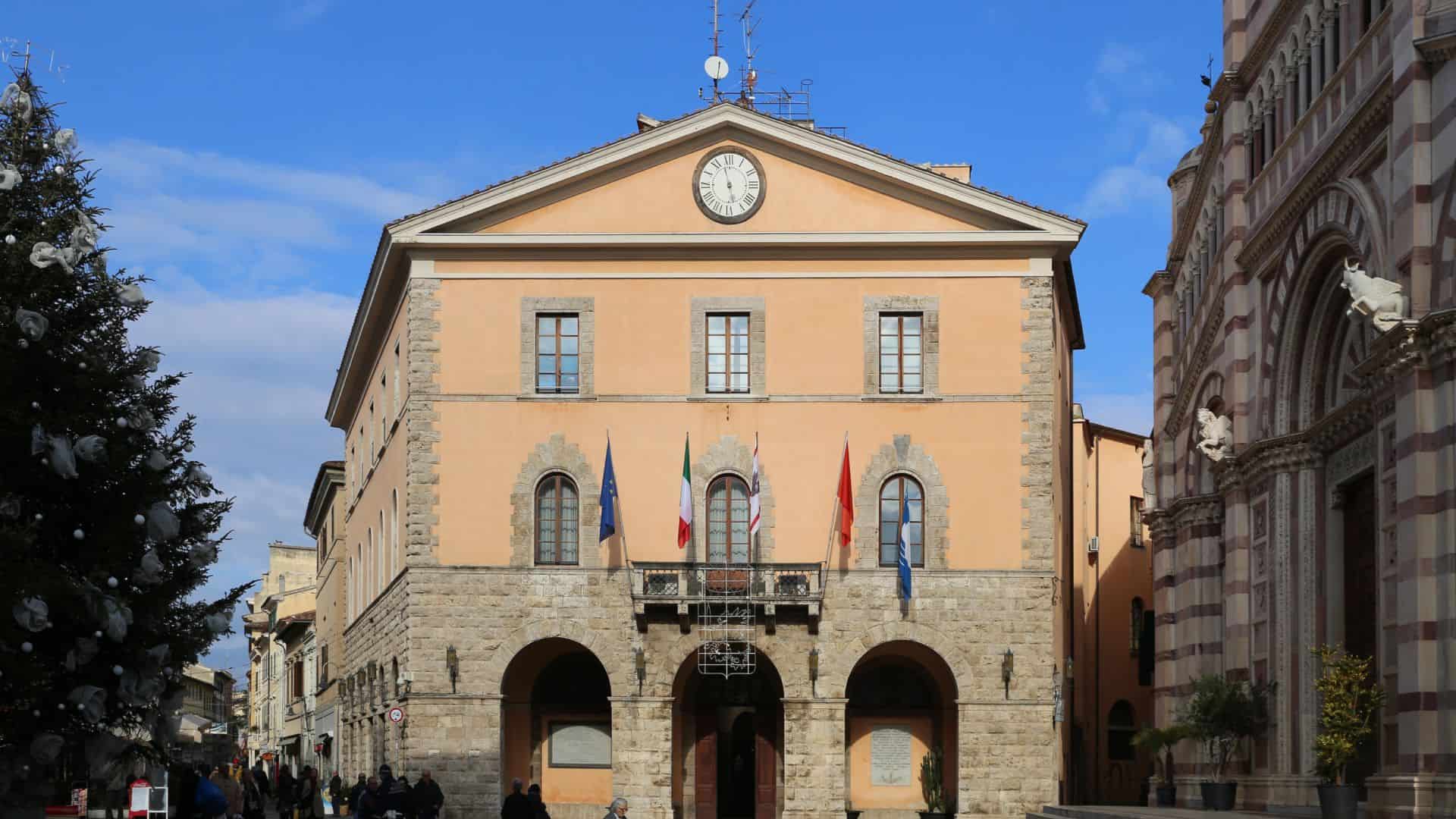 Das Rathaus in Grosseto