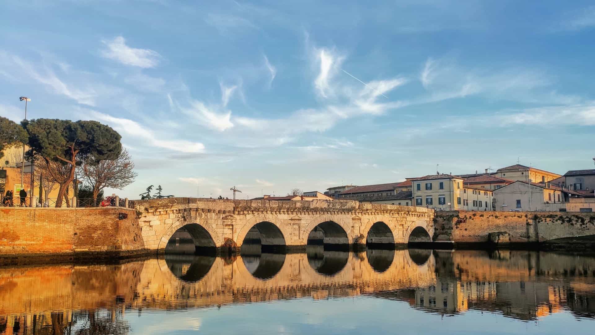 Tiberiusbrücke in Rimini