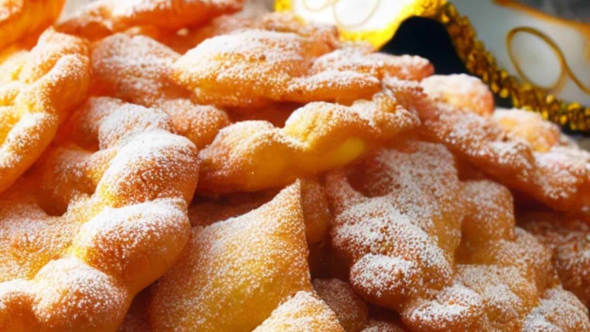 Das typische Karnevalsgebäck in Italien