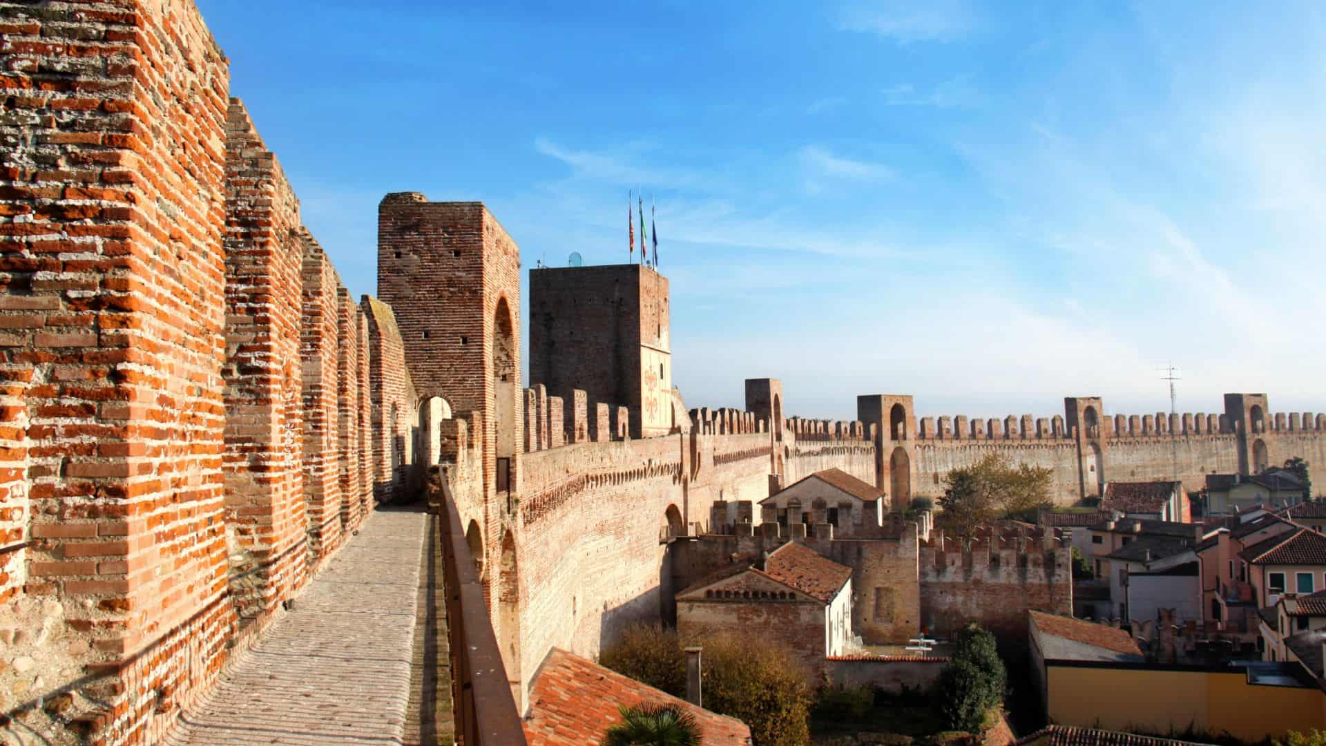 Ein Teil des Wehrgangs in Cittadella