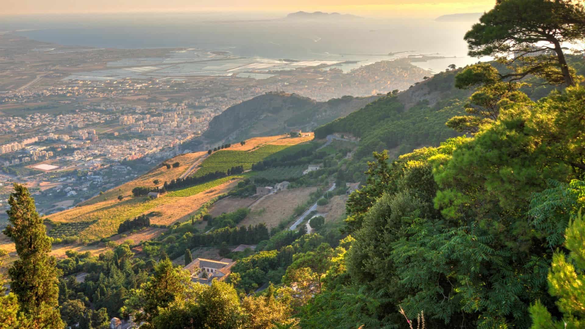 Aussicht vom Dorf Erice