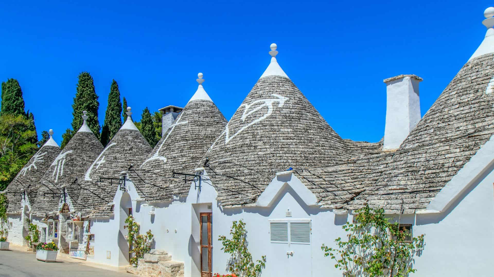 Die Trulli-Häuser von Alberobello