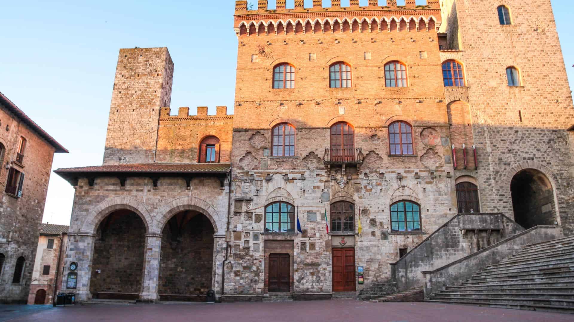 Das Rathaus von San Gimignano