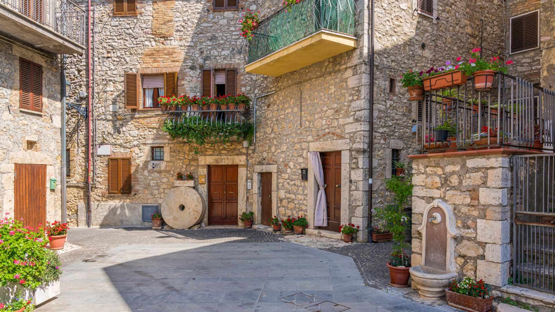 Gasse in Civitella del Lago