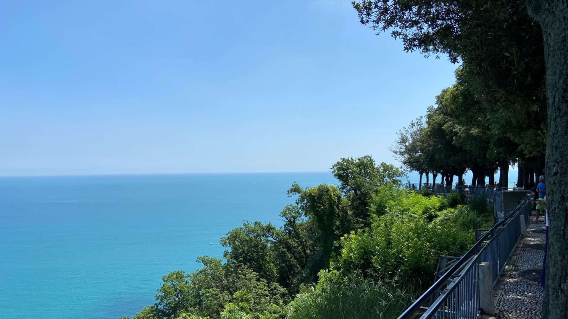 Panorama vom Aussichtspunkt in Sirolo