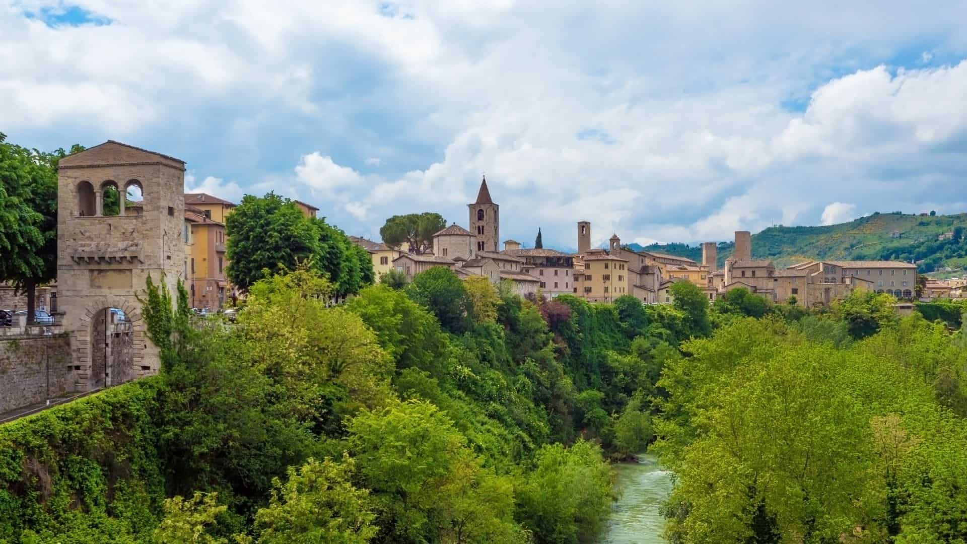 Die Stadt Ascoli Piceno