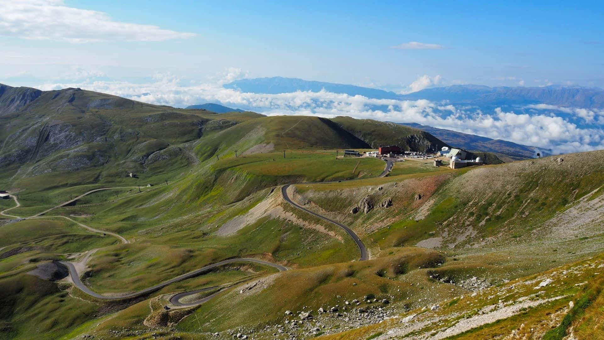 Campo Imperatore von oben gesehen