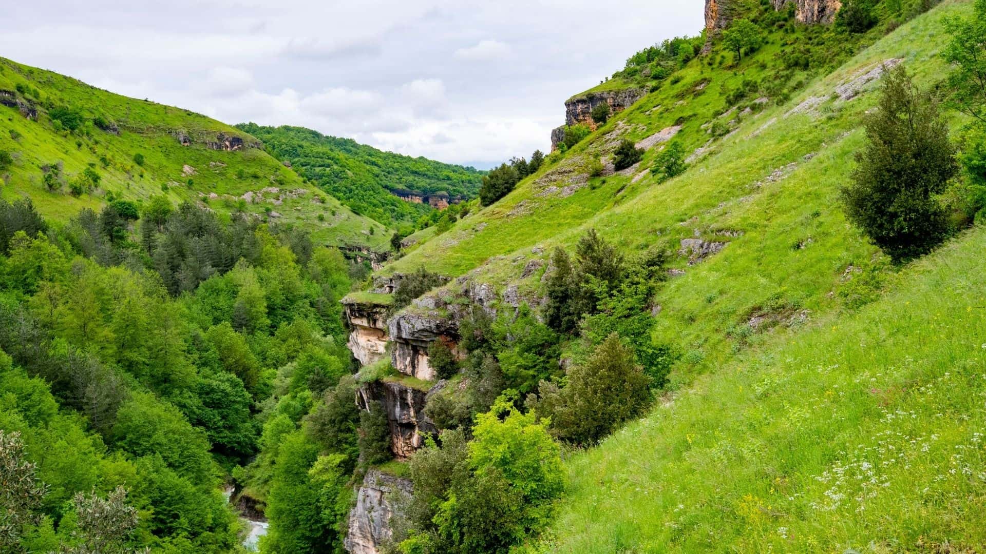 Landschaftsblick auf den Nationalpark Majella