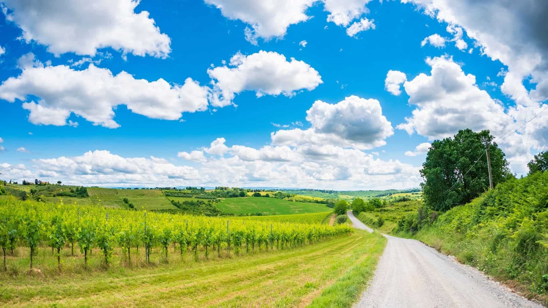 Abschnitt der Via Francigena