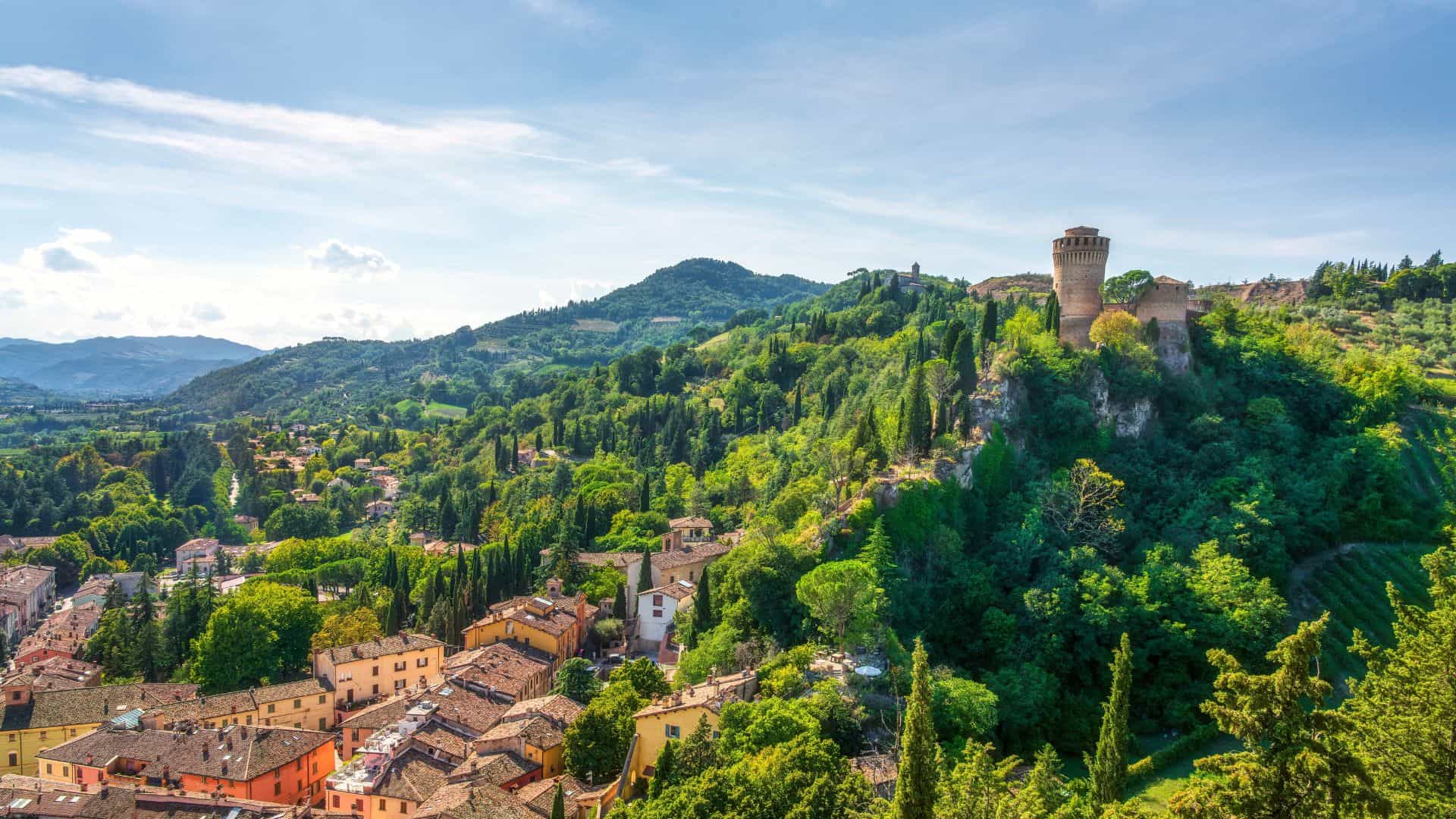 Panoramablick auf Brisighella