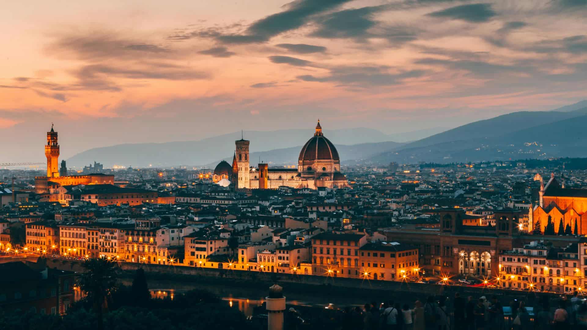 Übersicht über die Stadt Florenz
