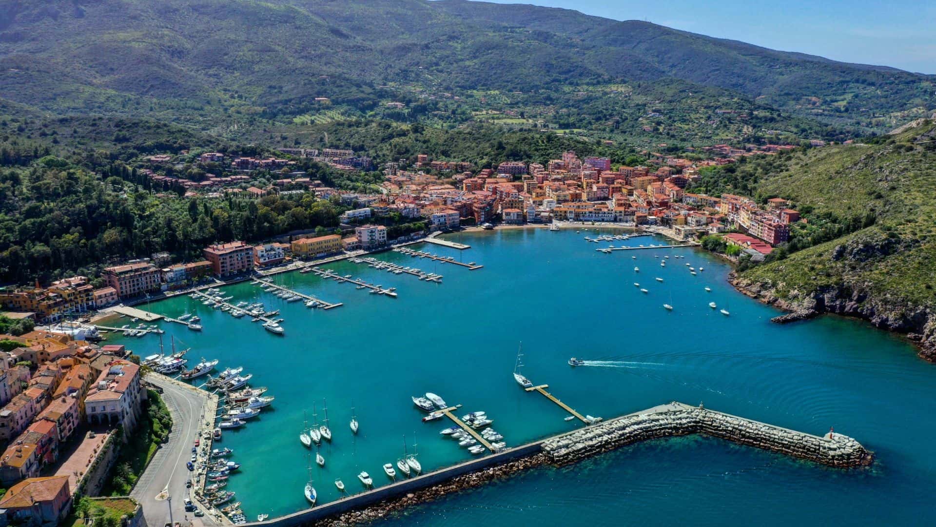 Porto Ercole von oben