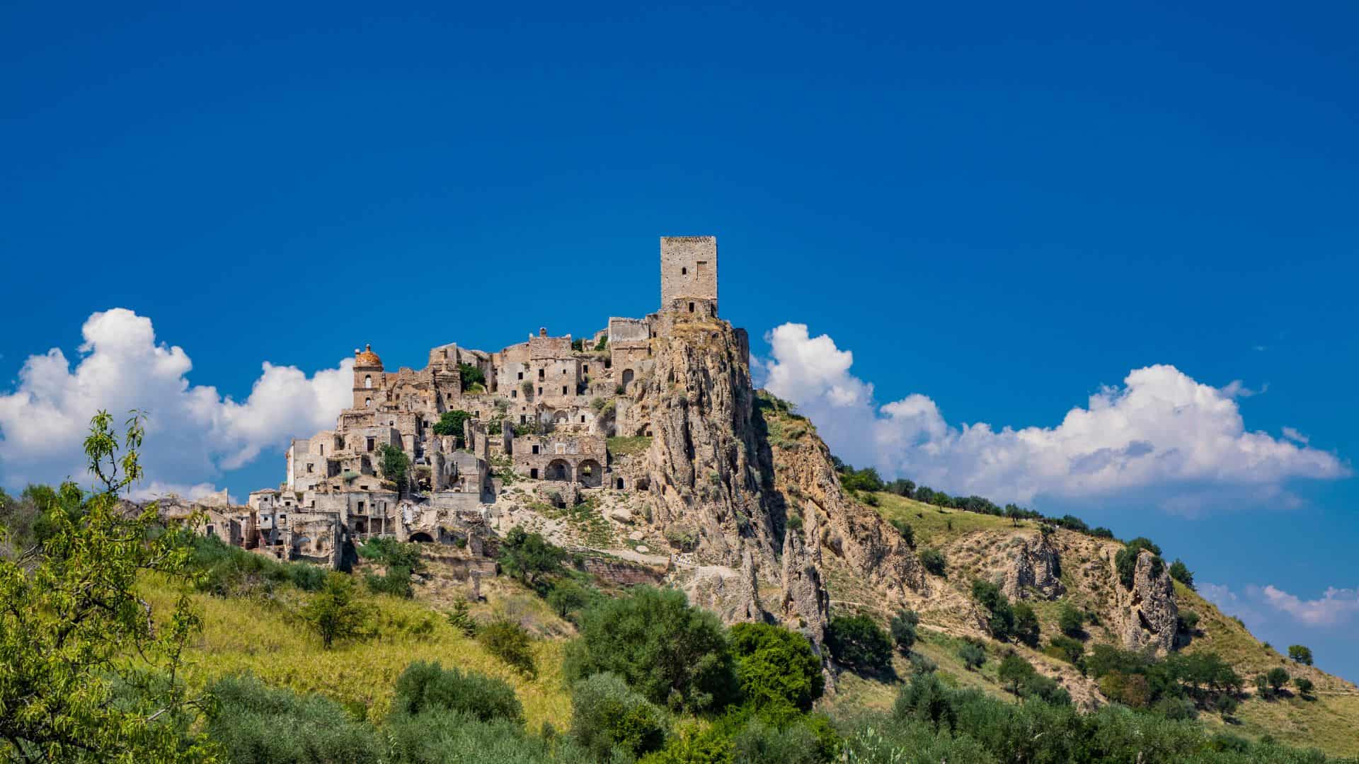 Panoramablick auf Craco
