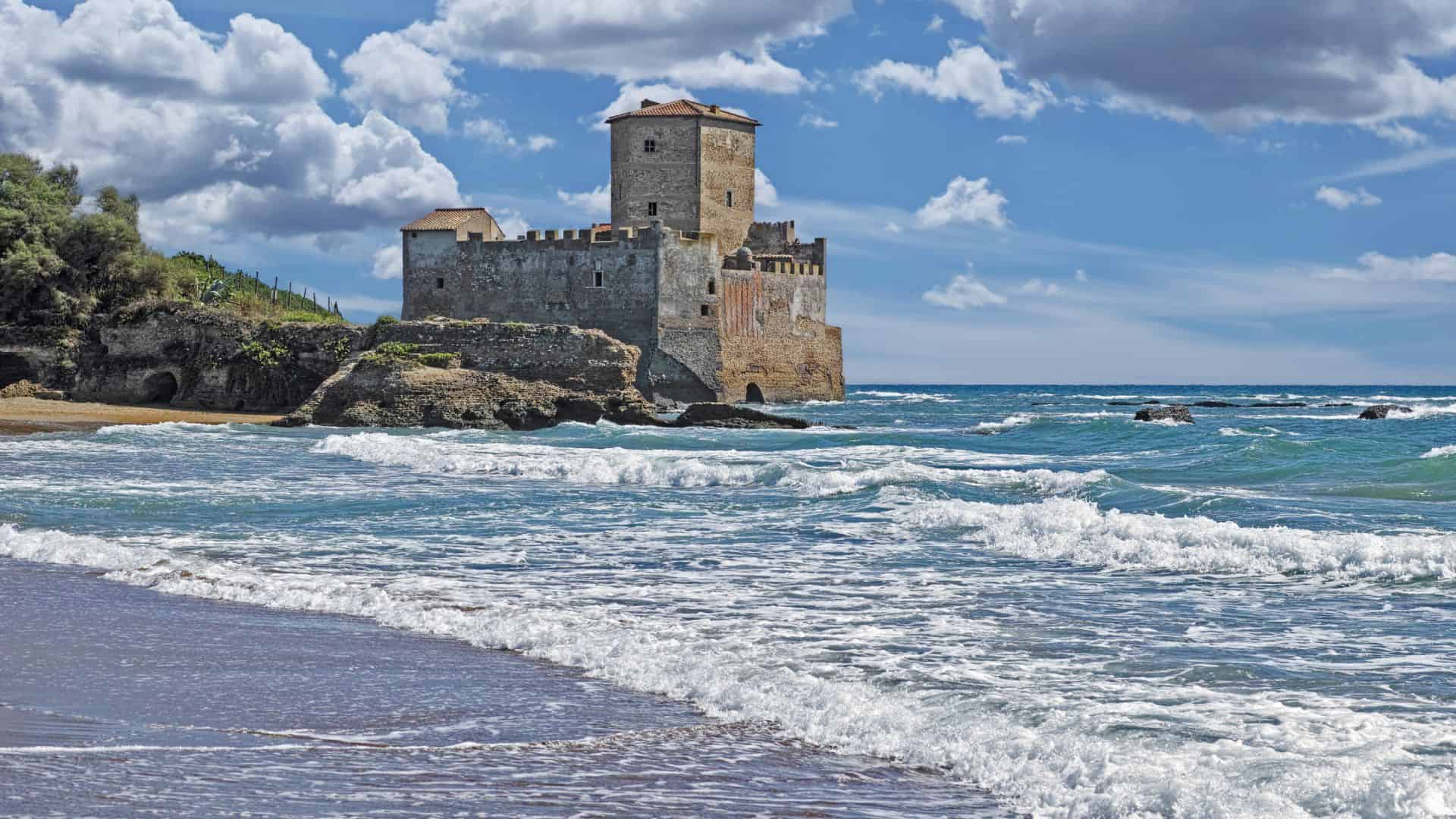 Strand der Stadt Latina