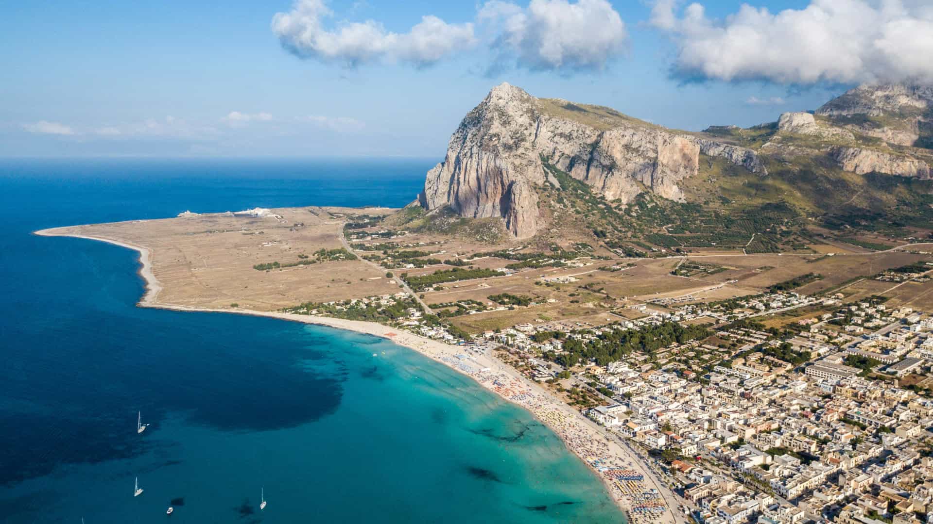 Ein Strand von San Vito Lo Capo