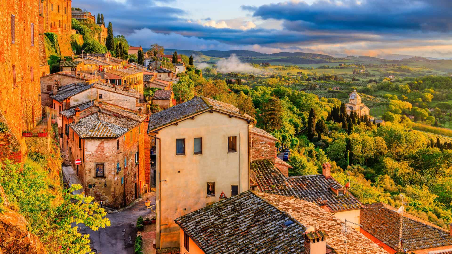 Panoramablick auf Montepulciano
