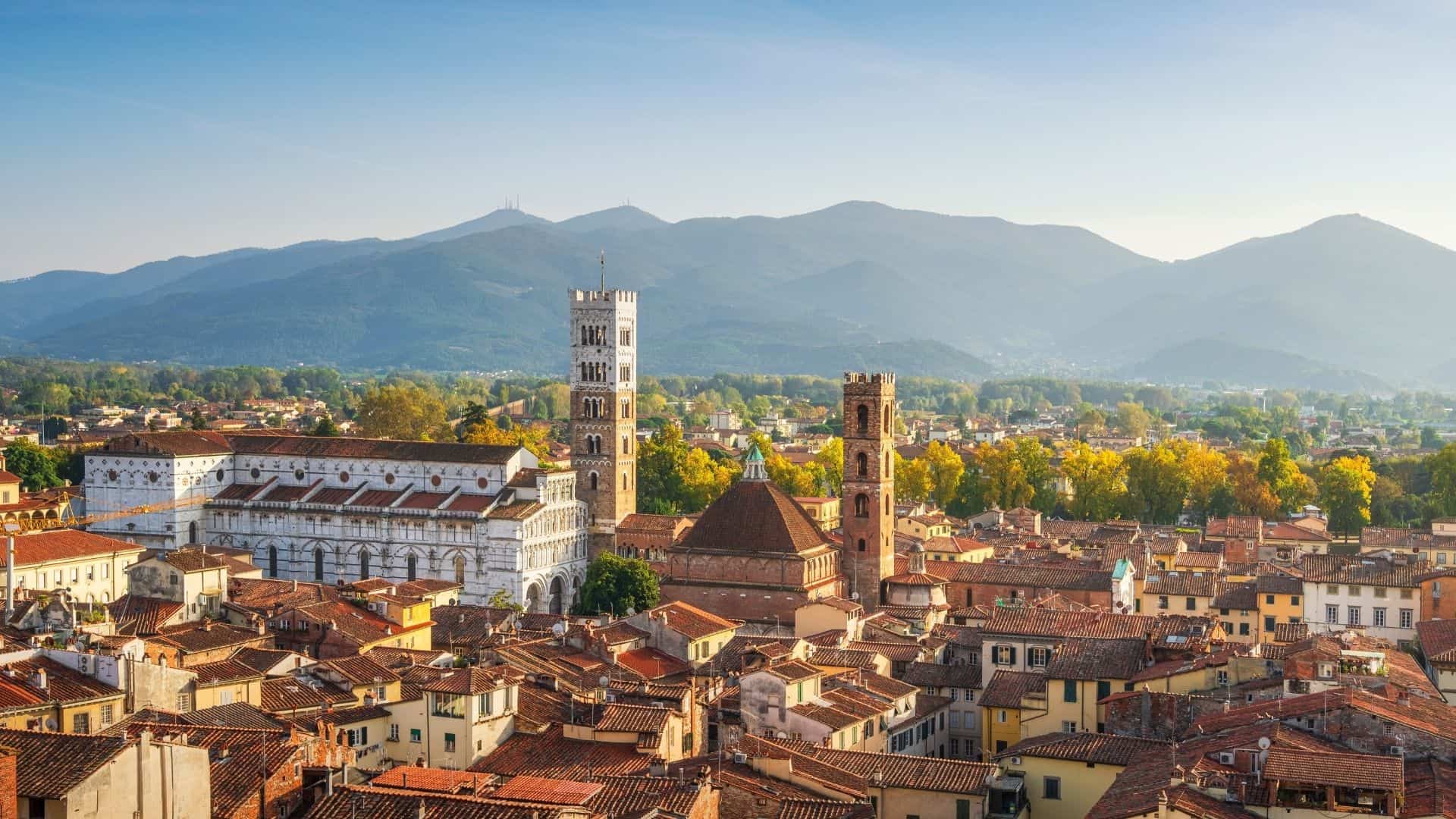 Panoramablick auf Lucca