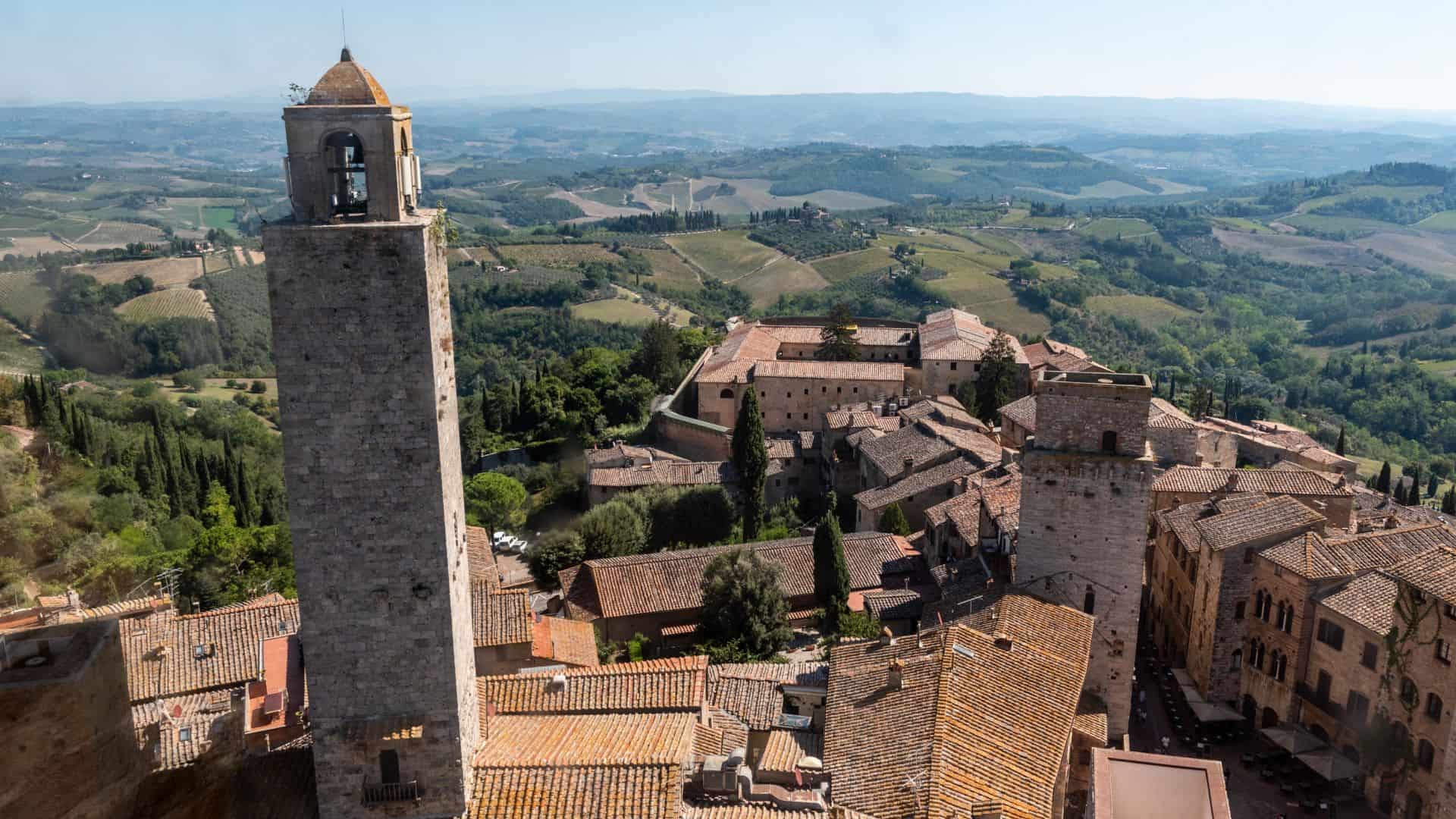 Der Turm Rognosa von San Gimignano