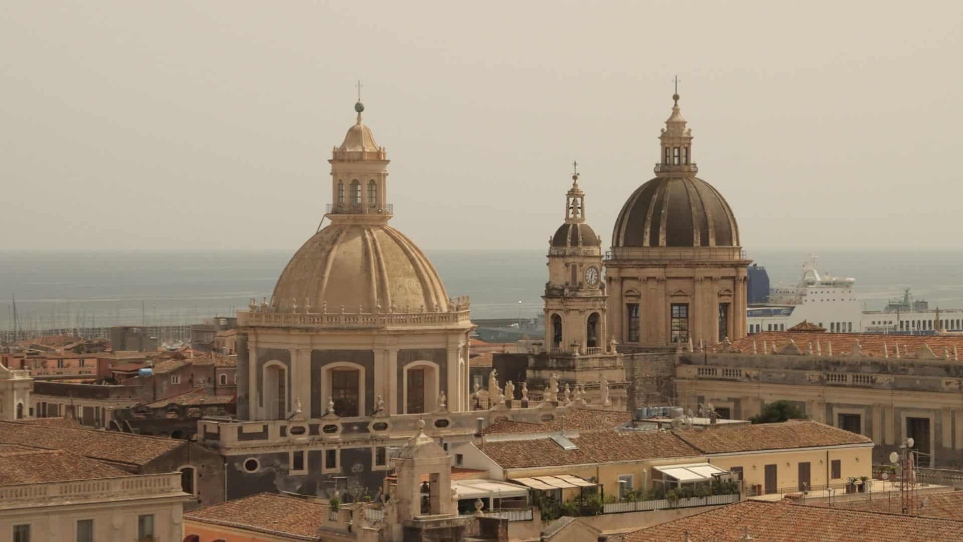 Übersicht über die Stadt Catania