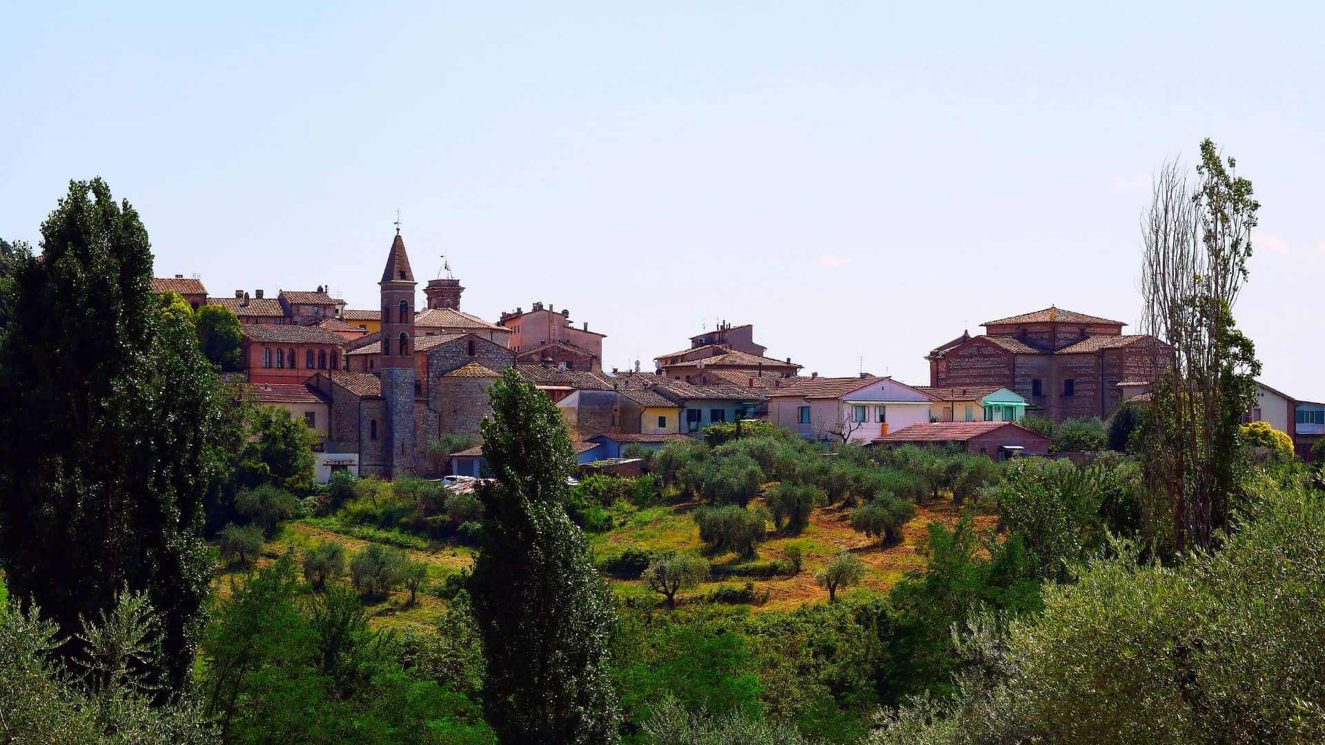Panoramablick auf Castelnuovo Berardenga