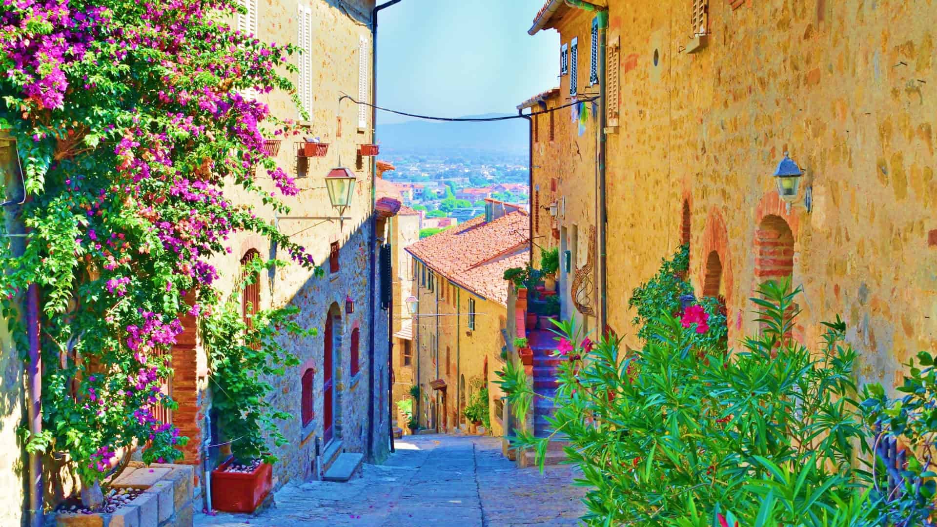Die Gassen von Castiglione della Pescaia