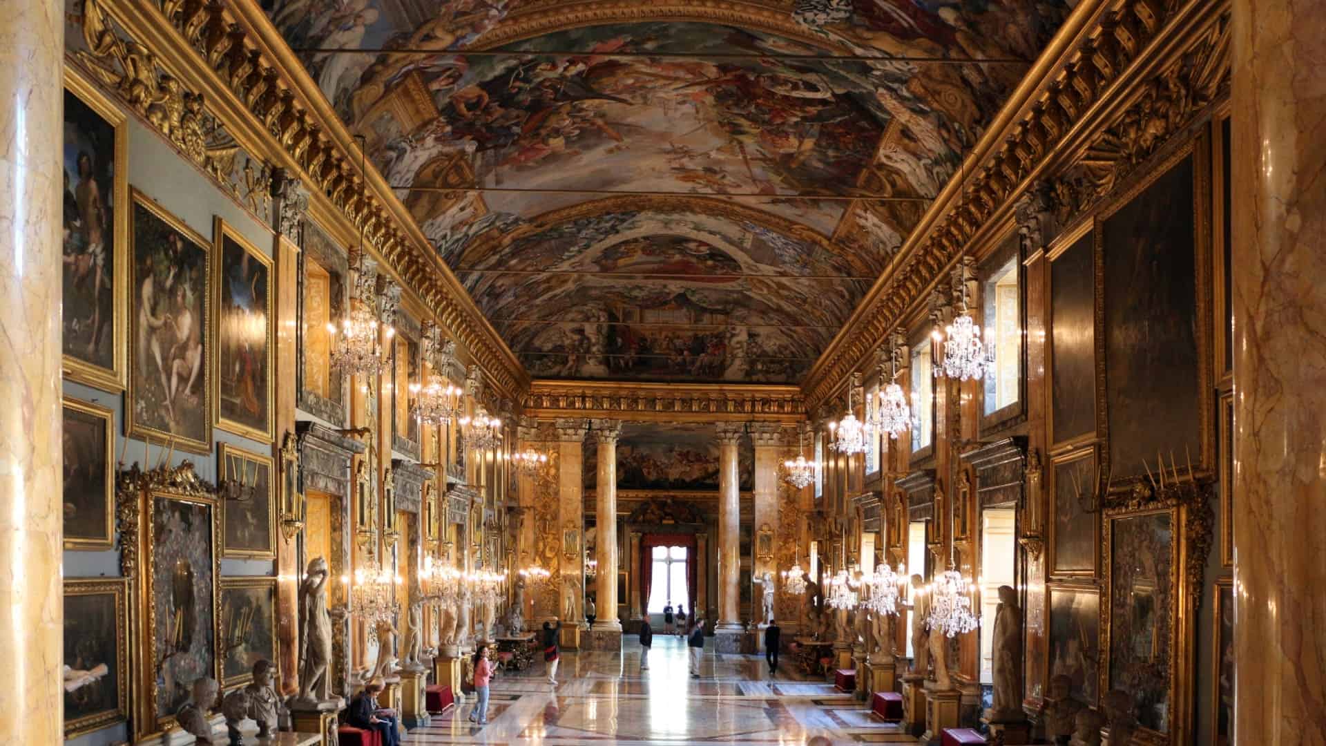 Die Galleria Colonna in Rom. Foto von Sailko