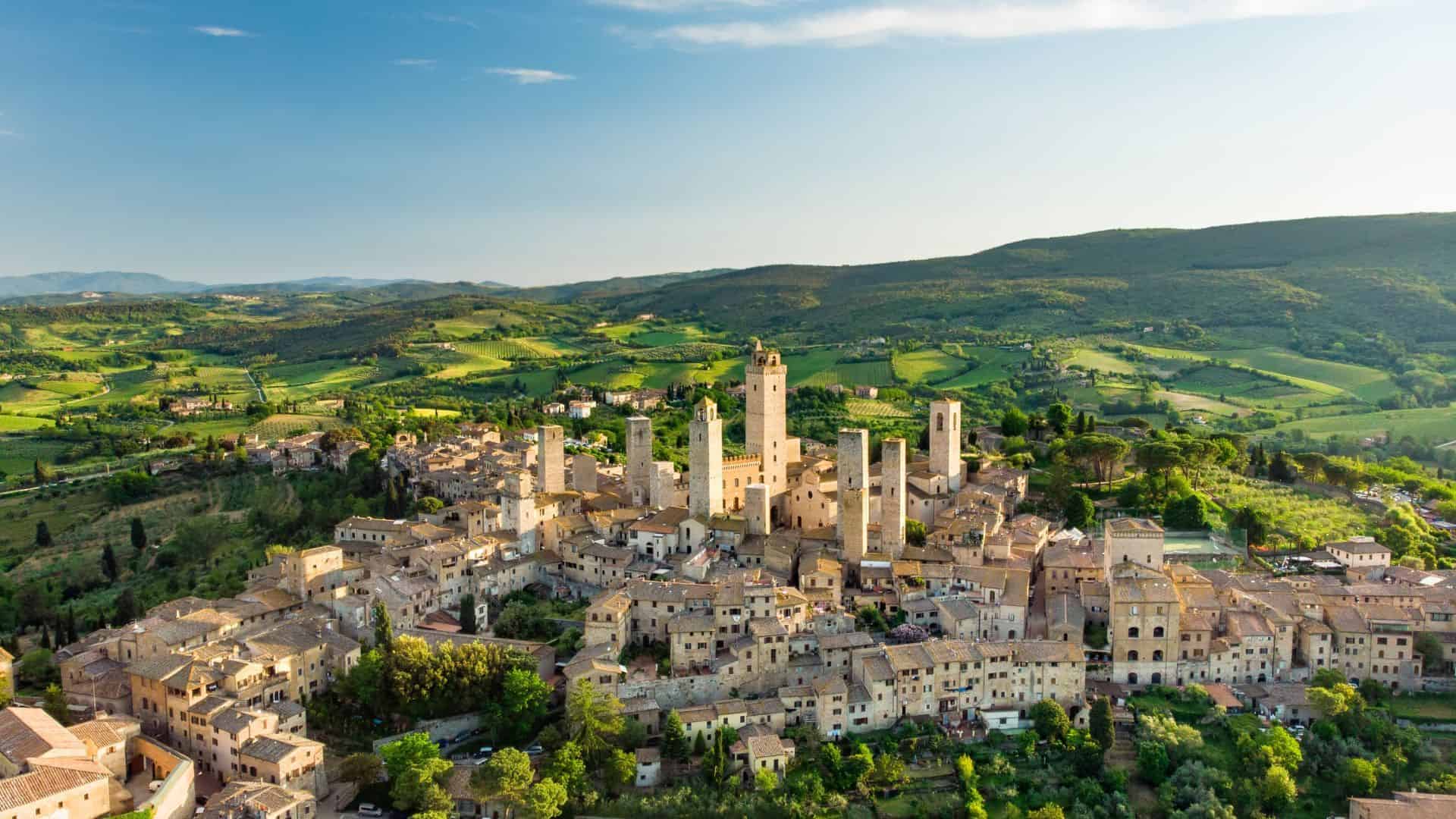 Die Stadt San Gimignano