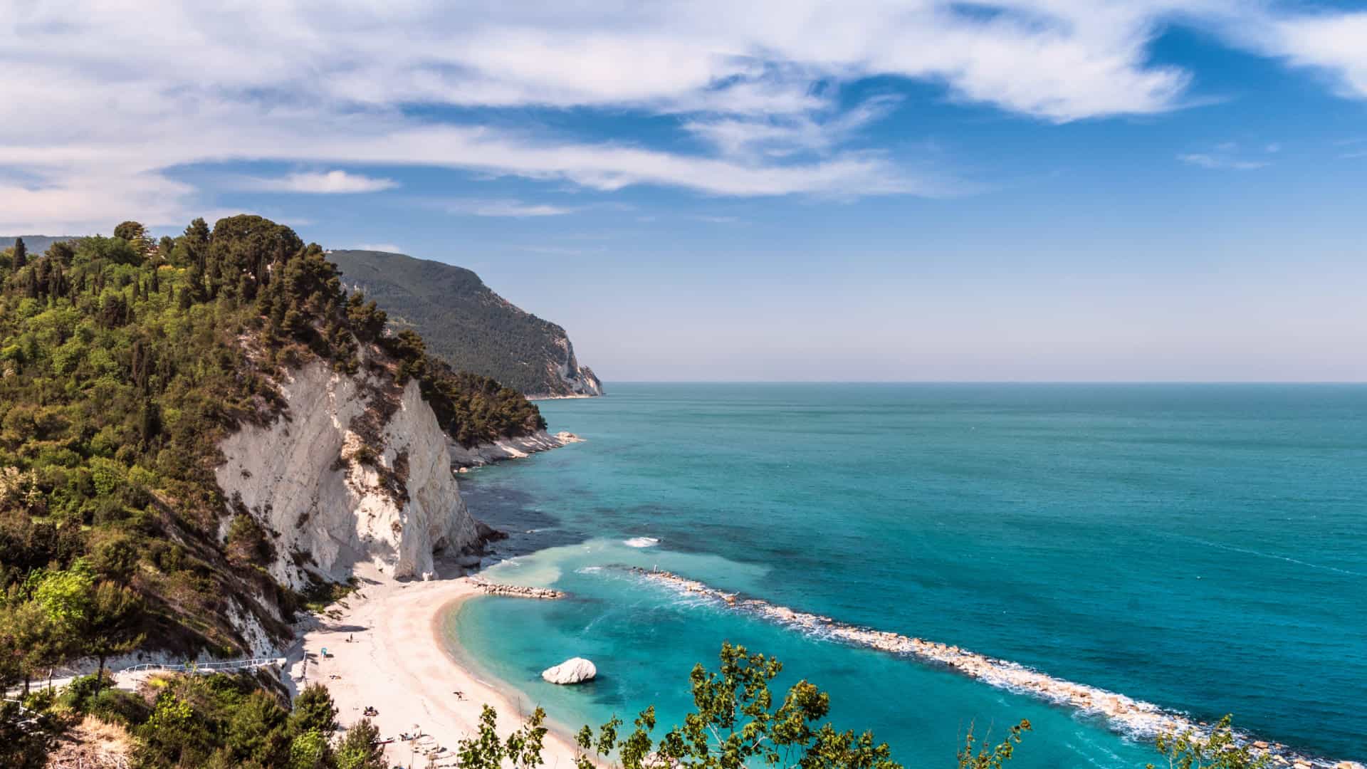 Panoramablick auf die Riviera del Conero