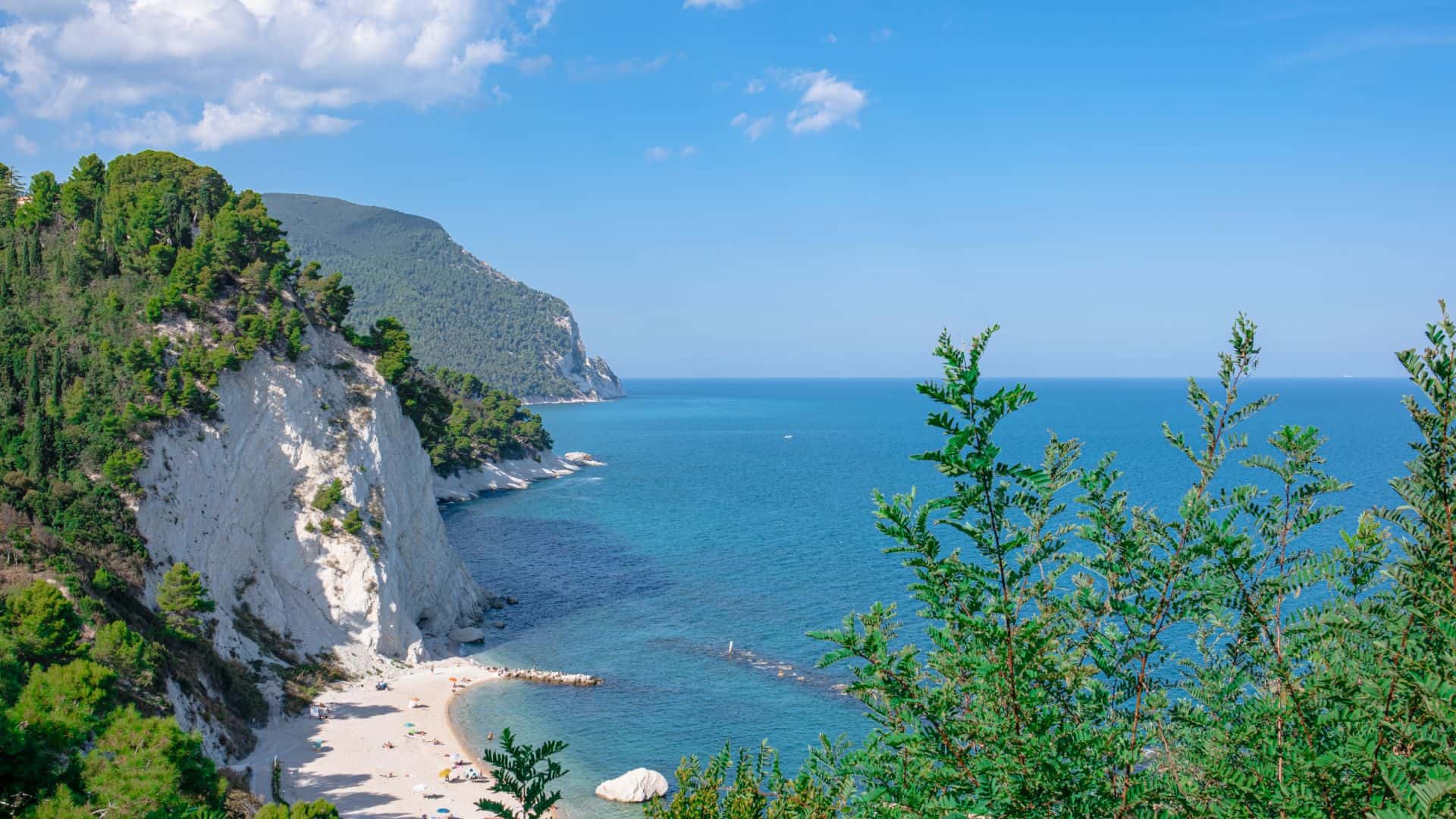 Strand an der Riviera del Conero