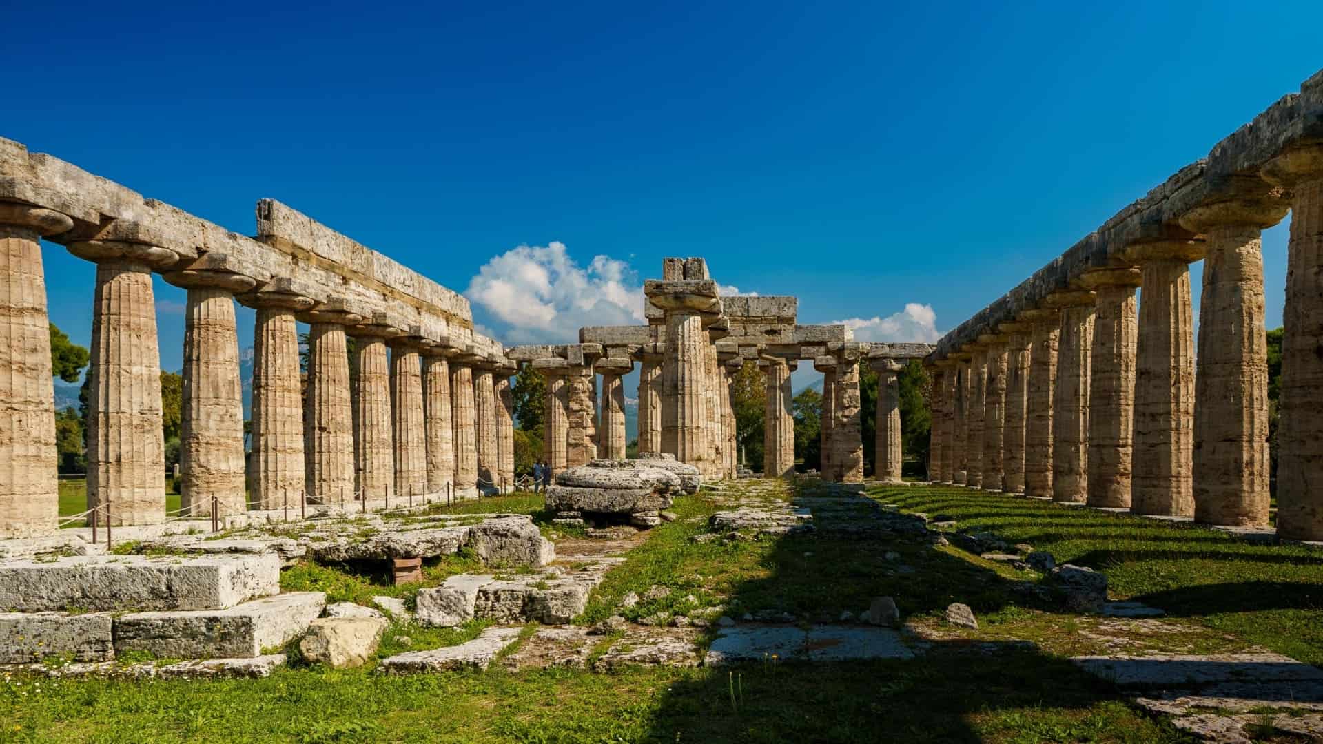 Der Archäologische Park von Paestum