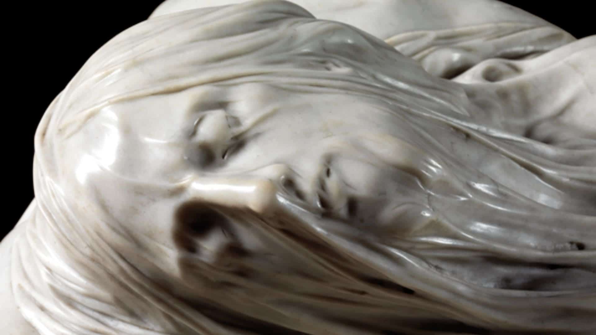 Der verschleierte Christus im Museum Cappella Sansevero. Foto von David Sivyer
